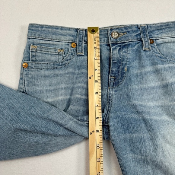 Big Star Alex Jeans Capri Womens Size 28 Light Wash Stretch Denim Ankle - Picture 10 of 13